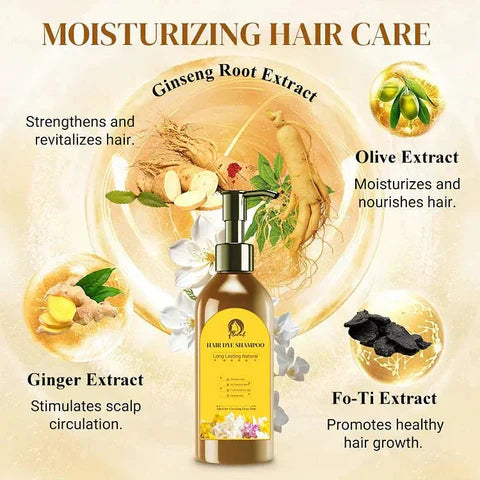 Japanese Long Lasting Natural Hair Dye Shampoo🔥Buy 1 Get 1🔥